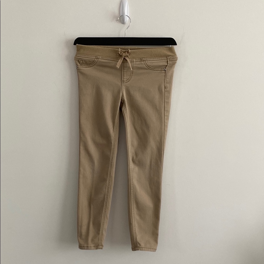 Girls  Tan Jeggings M